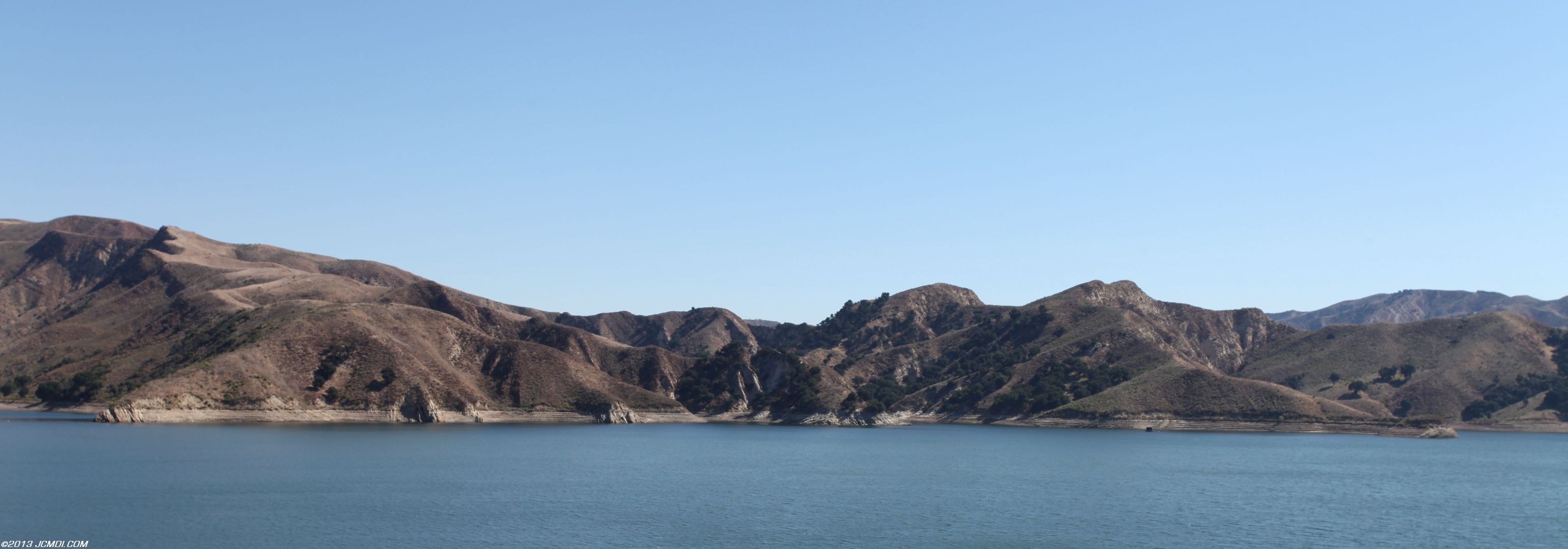 Piru Lake wide angle panoramic 11/17/2011